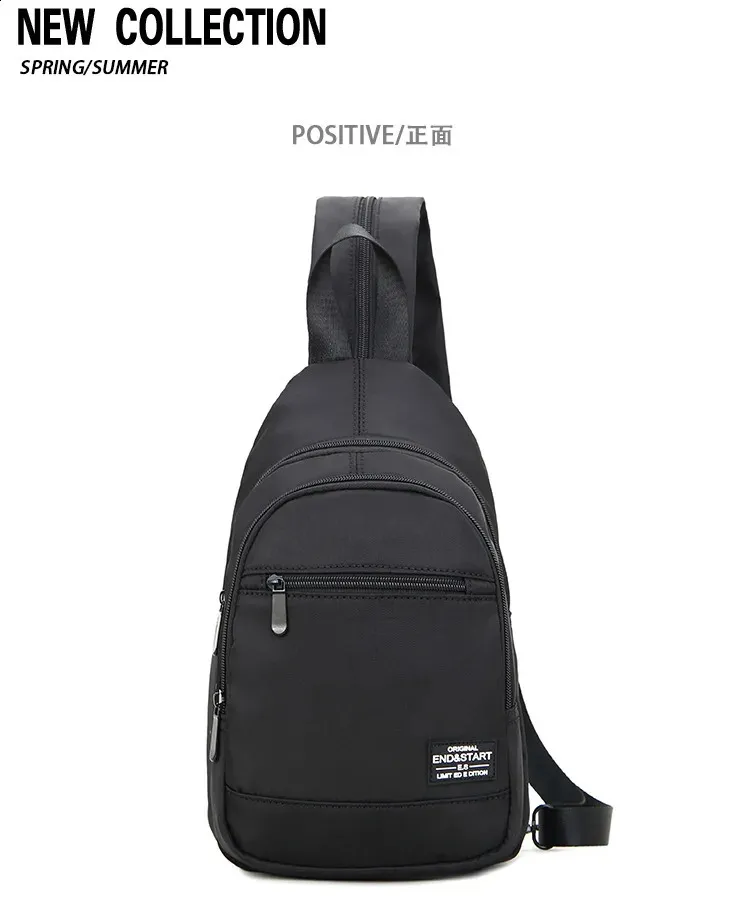 Casual Small Mens Backpack Lightweight Multi-function Chest Bag_voghion.com