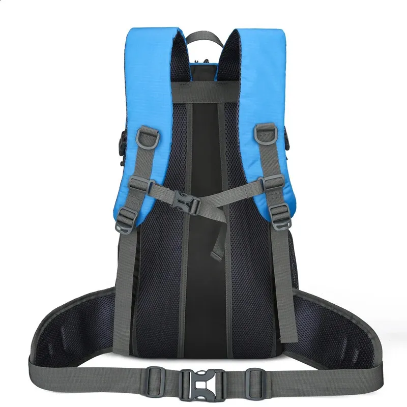 Outdoor Travel Backpack For Men Large Capacity Nylon Waterproof Camping Knapsack With Waist Protection Teen Hiking Male_voghion.com