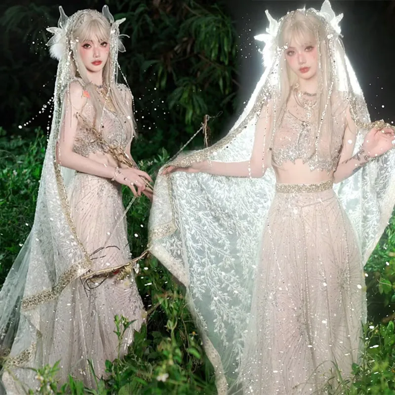 goddess fantasy fairy dress Mayoral-Girls Pink Dress main image 1