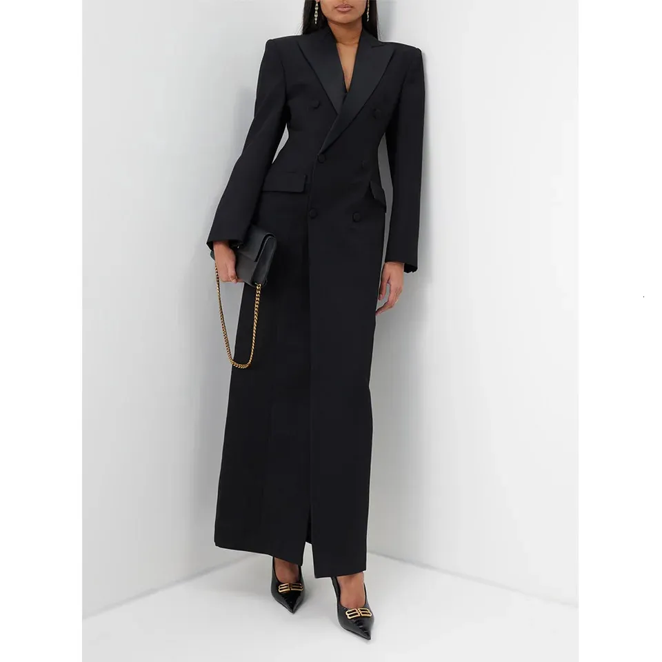 Customized Tuxedos For Women Double Breasted Black... From Huafei01, $74.17  | DHgate.Com