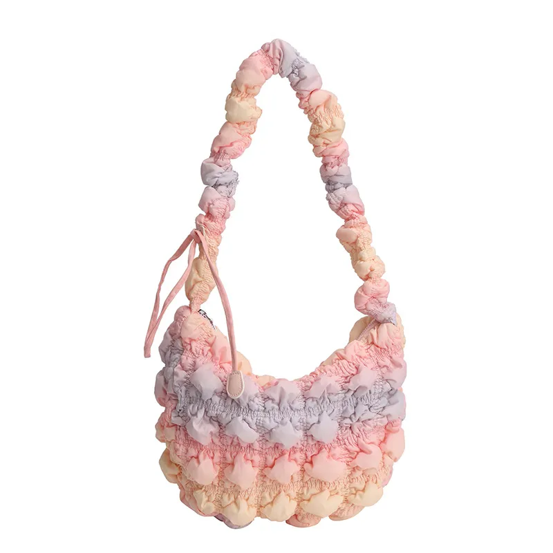 Sac Bandoulière Matelassé En Nylon Pour Femme - Sac à Main Léger Et