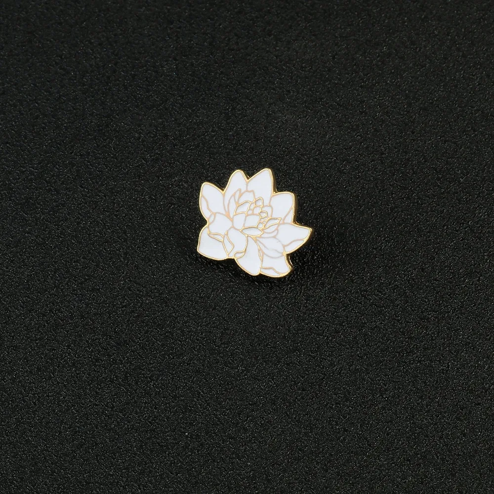 Budismo White Lotus Flower Pin De Esmalte Floral Plant Broches Coata De  Mezclilla Mochila Hombres Mujeres Insignia Joyería Japonesa Regalo 250625  De 8,09 € | DHgate, image size:1000x1000
