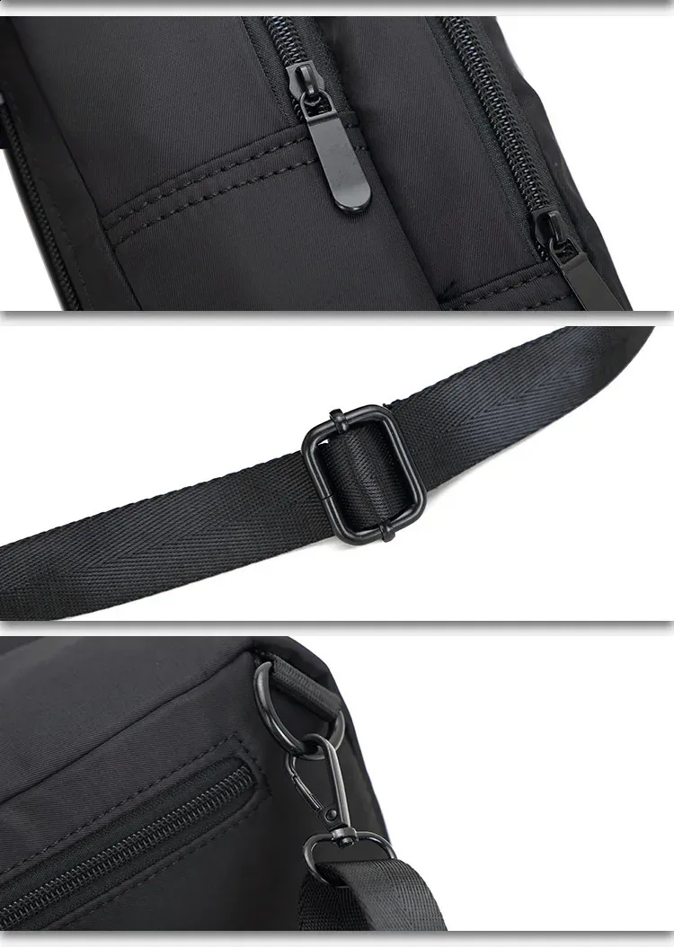 Casual Small Mens Backpack Lightweight Multi-function Chest Bag_voghion.com
