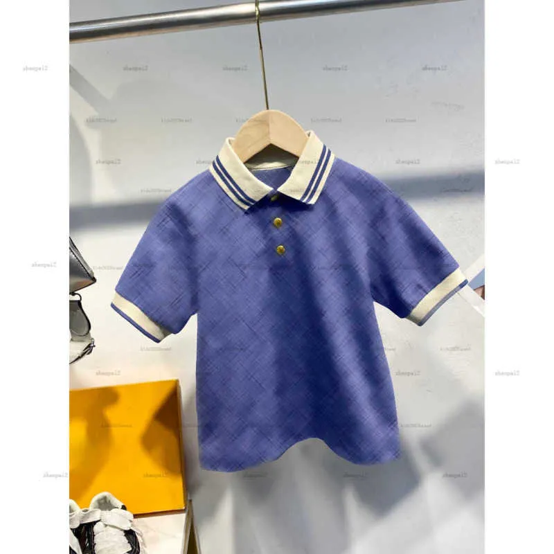 A226X07N056 Kids Polo Shirt   Short Sleeve Baby Lapel... 
