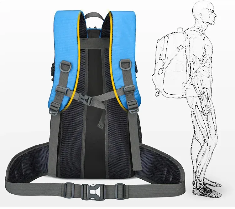 Waterproof Trekking Backpack For Men Large Capacity Hiking Bag_voghion.com