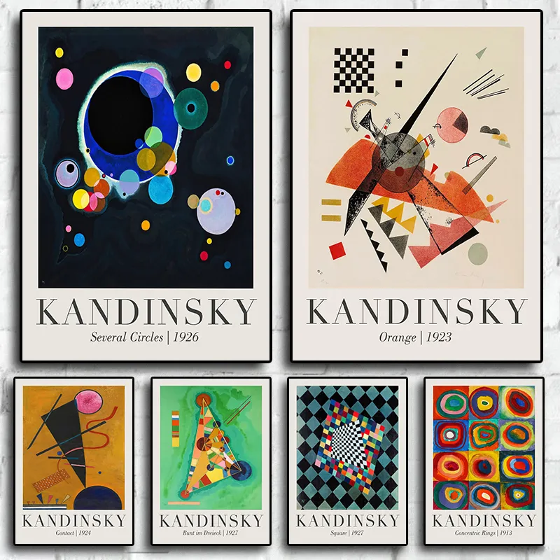 Kandinsky Rings Wassily Kandinsky Abstract Art Canvas Painting ... From Dh911256299 ...