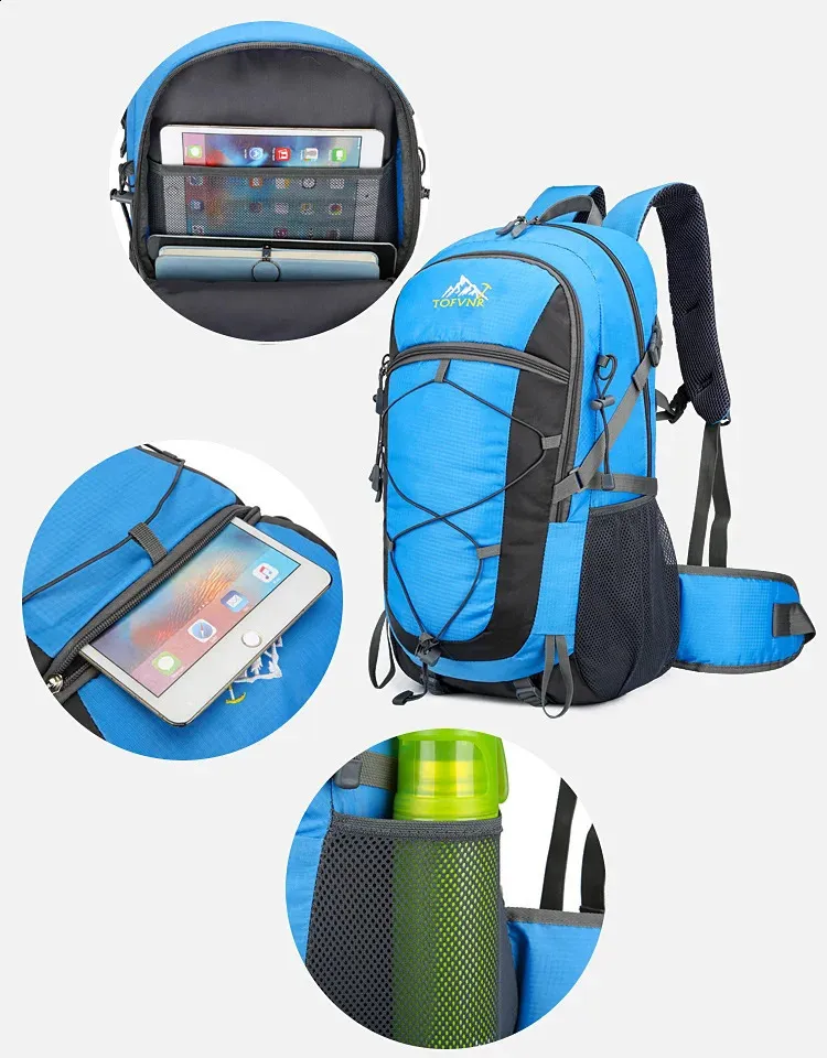 Waterproof Trekking Backpack For Men Large Capacity Hiking Bag_voghion.com