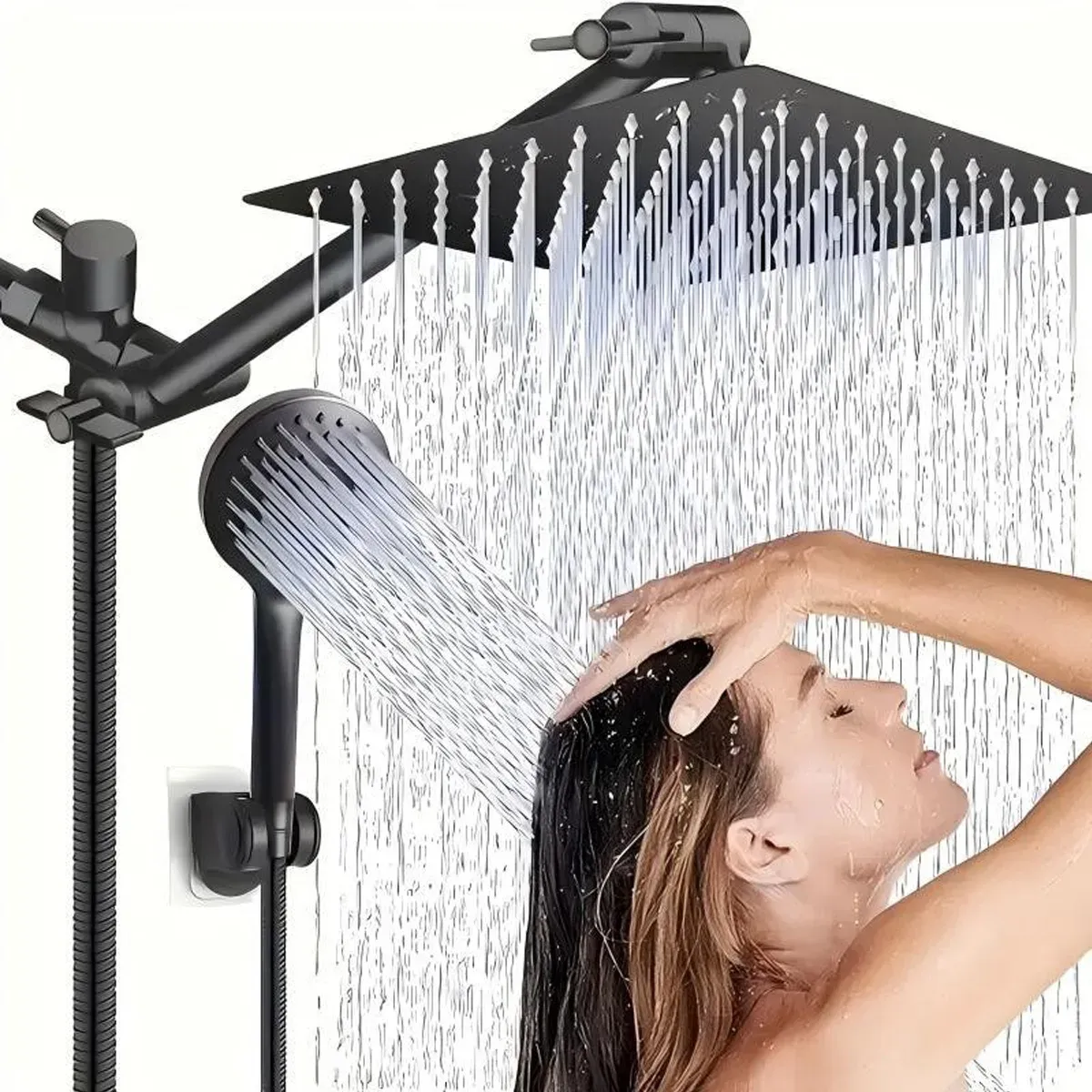 10 Inch High Pressure Rain Shower Head Combo With 11... From Dh4402004 ...