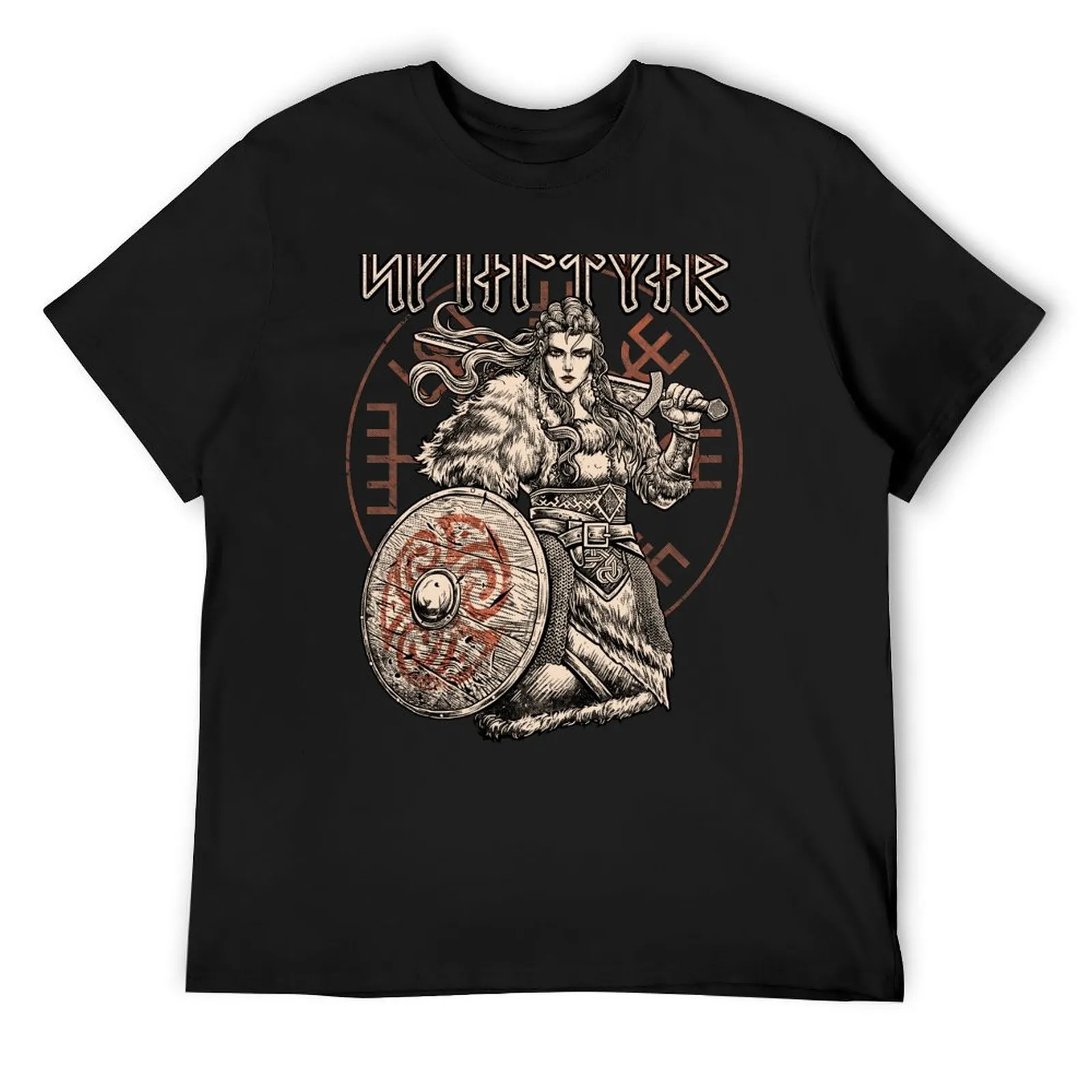 Shieldmaiden Rune Shieldmaiden Norse Runes T Shirt Vegvisir Viking... From Men_essentials ...