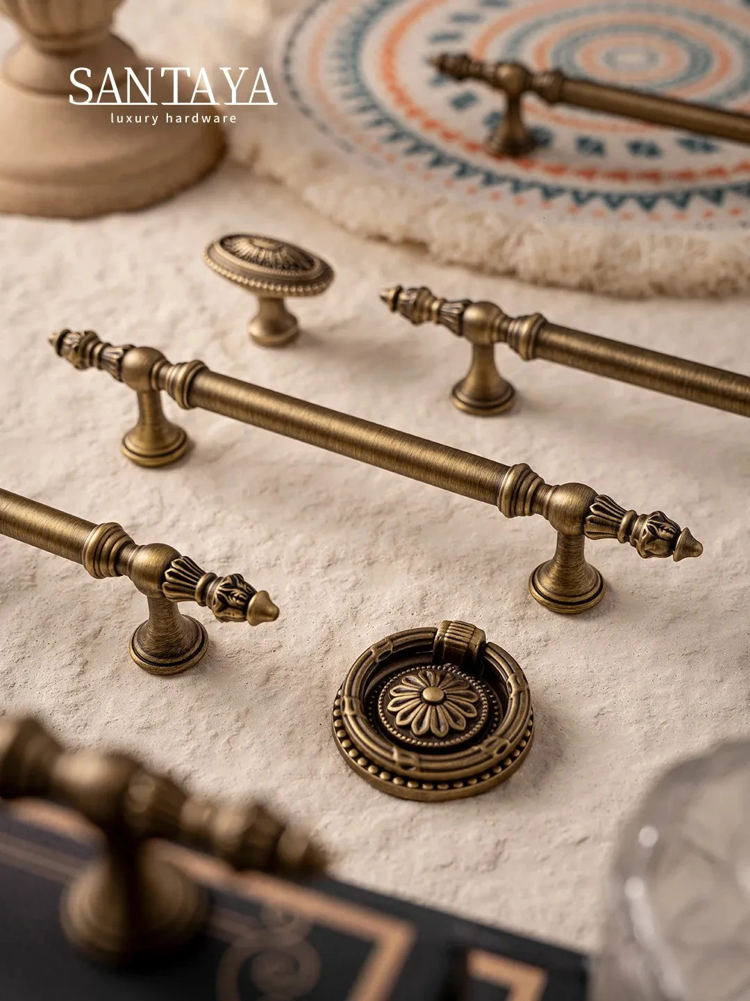 vintage dresser handles Vintage Bail Handles, 3 inch boring