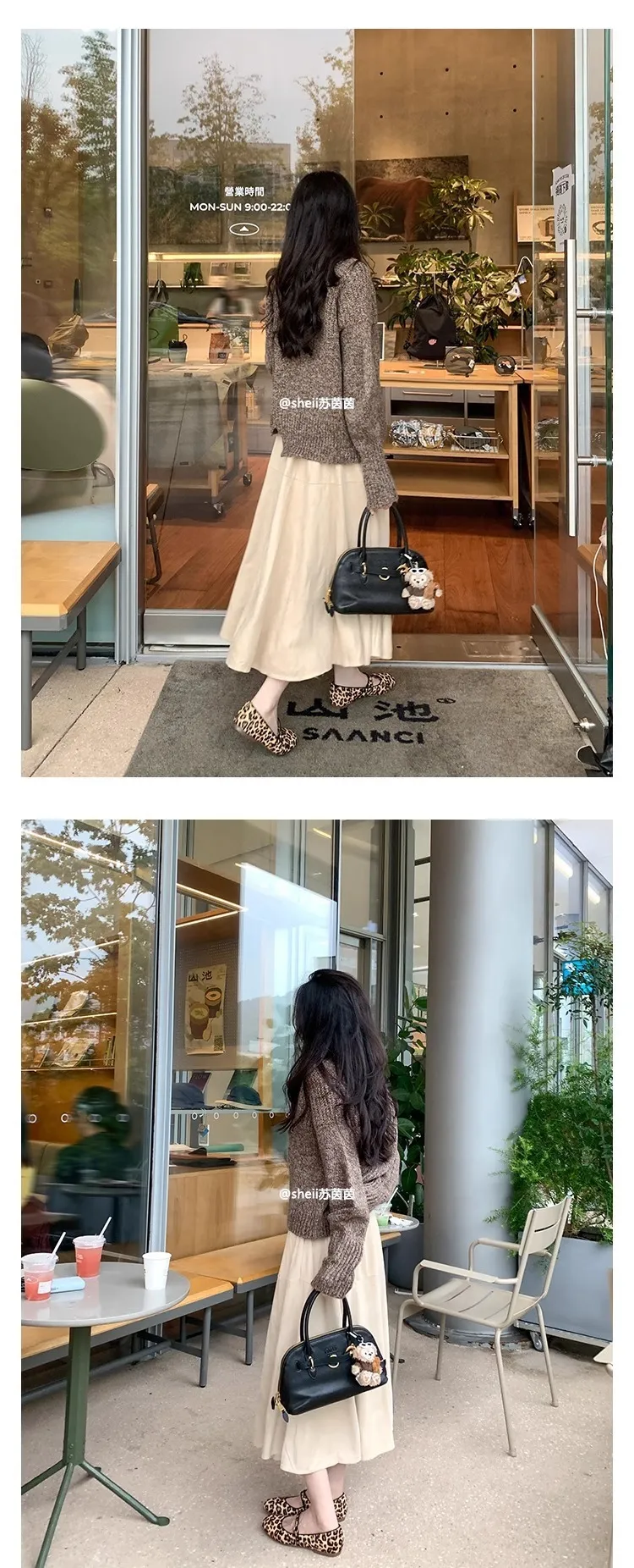 Cowhide Version ~ Leopard Print One-Strap Flat Mary Jane Women, Grandma Shoes, Ballet Shoes For Women Ddmysaturn_voghion.com