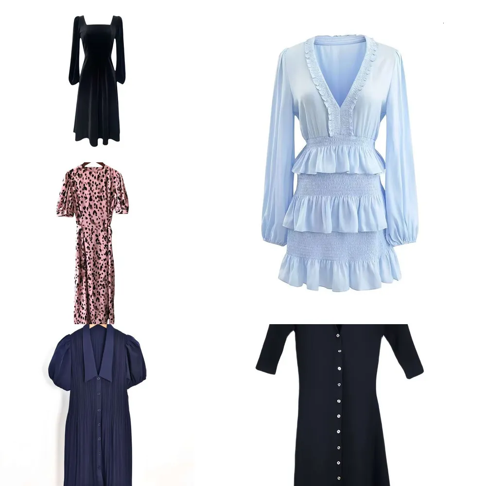 maje embroidered chiffon dress Chiffon maxi dress Blue For Women