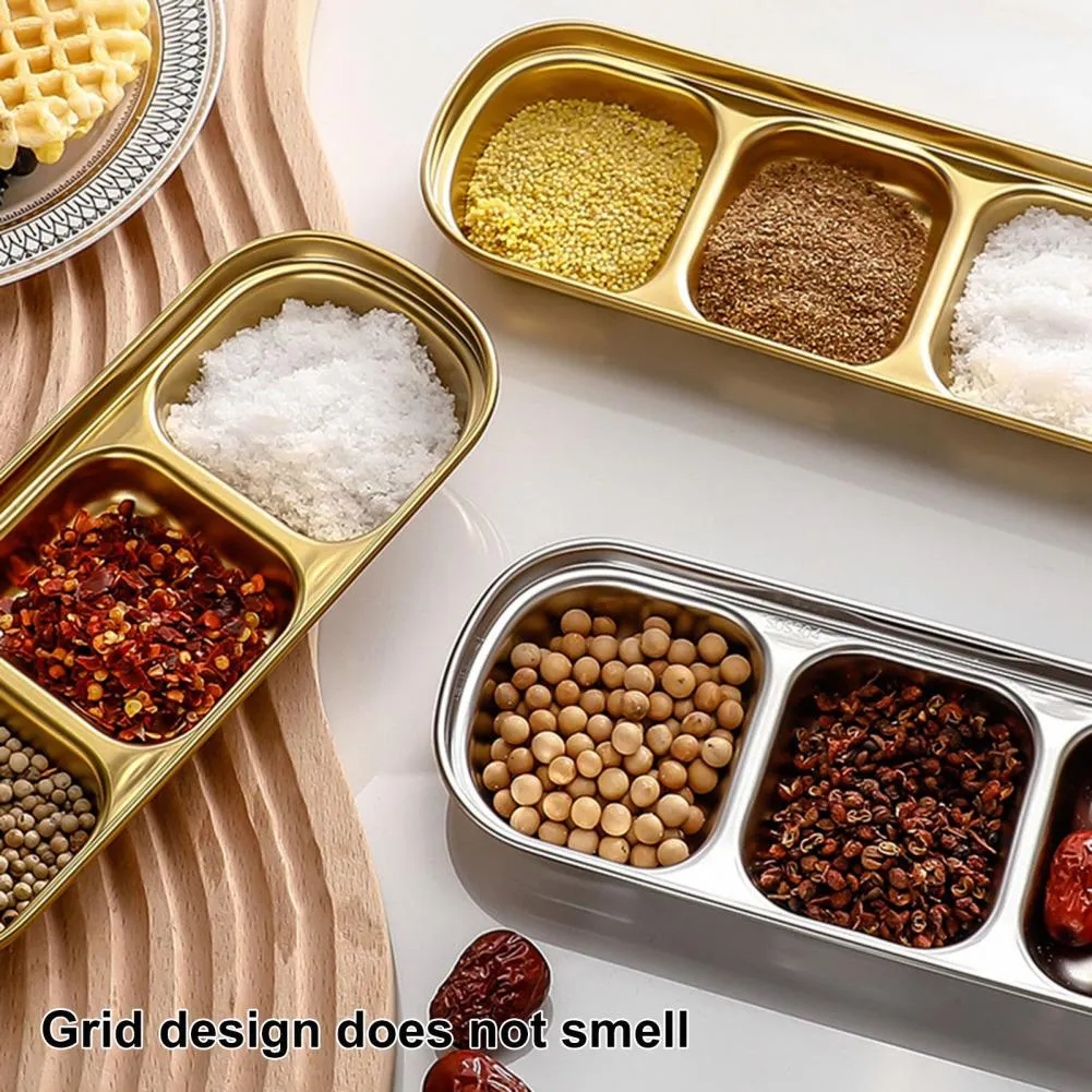 Diffing Tray Stainless Steel Dipping Tray With 3 Compartments Easy... From Dh4402004 ...