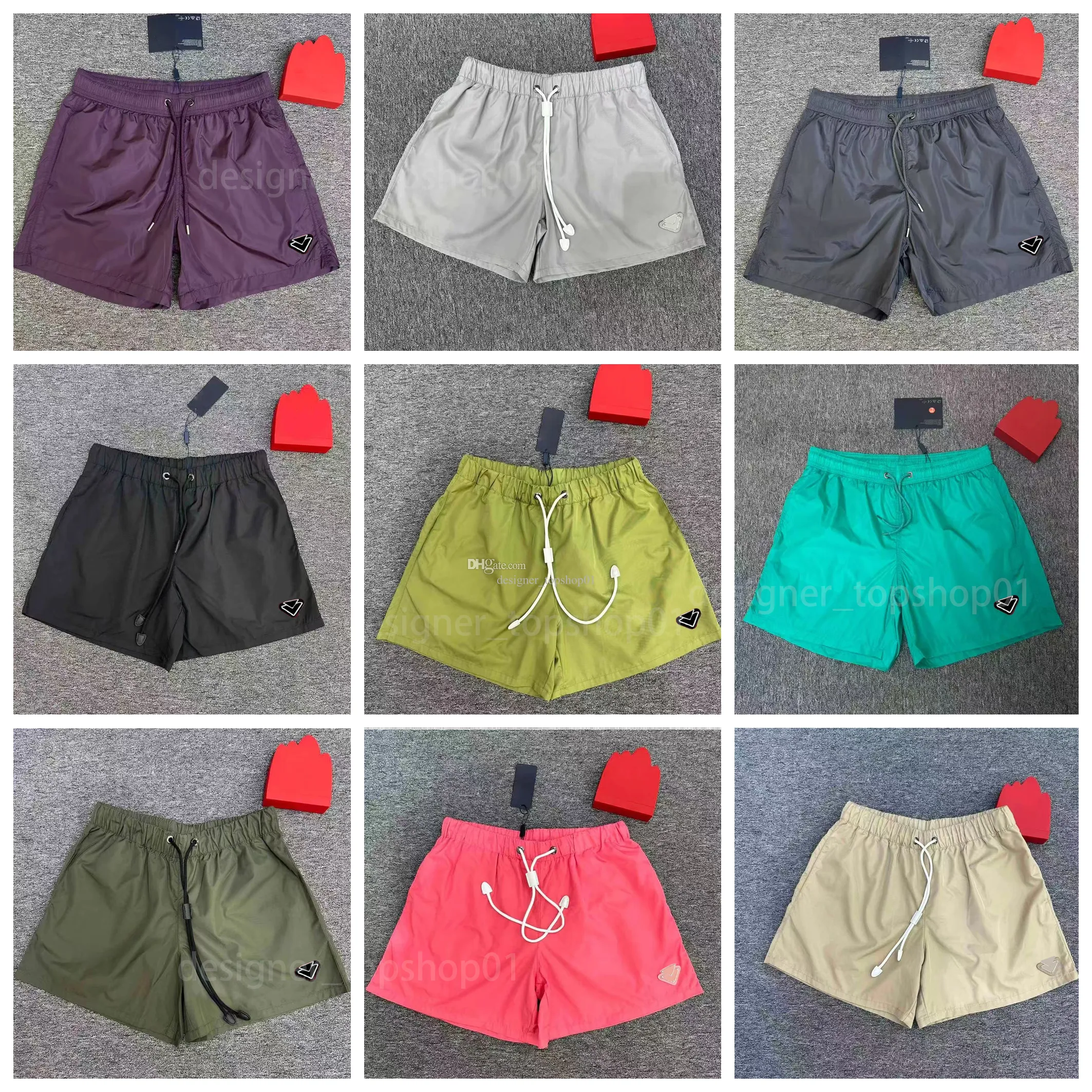 Men's Lightweight Polyester Knee Length Sport Shorts High Waist ...