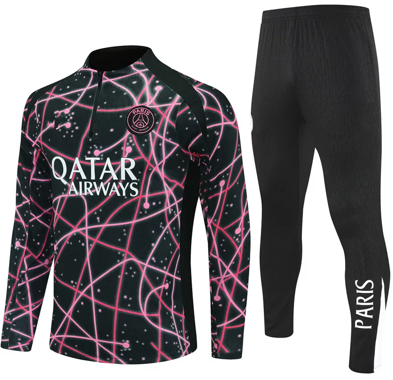 ウェア PSG 2025/2026 Training Suit Paris MBAPPE PSGe Soccer United Tracksuit For Kids And Men Long