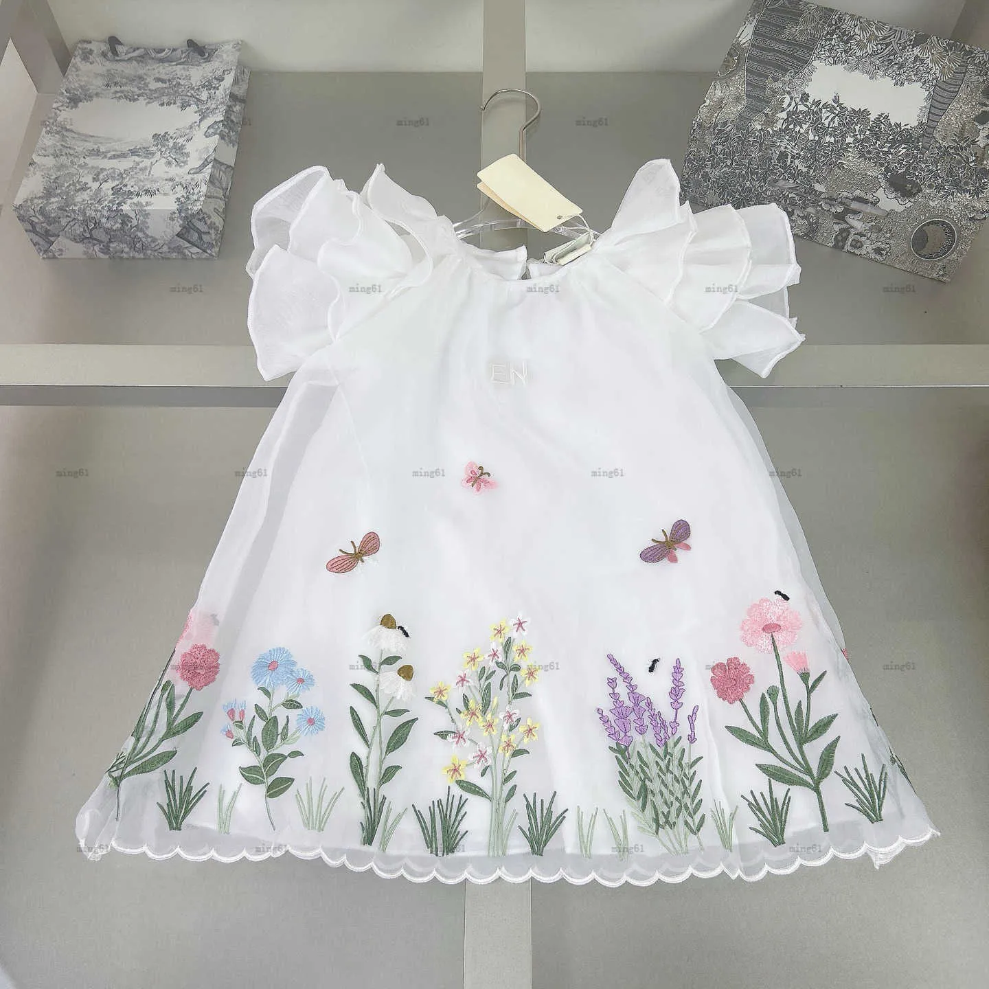 Child Product Girls Lace Dress   Colorful Flower... 