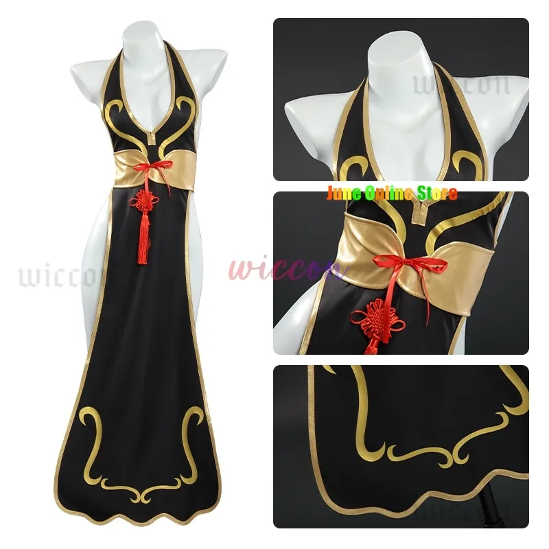 chun li black dress Chun-Li: Outfits The puffed ssleeves add a light and bouncy look to the outfit Chun-li Black Dress Poster by