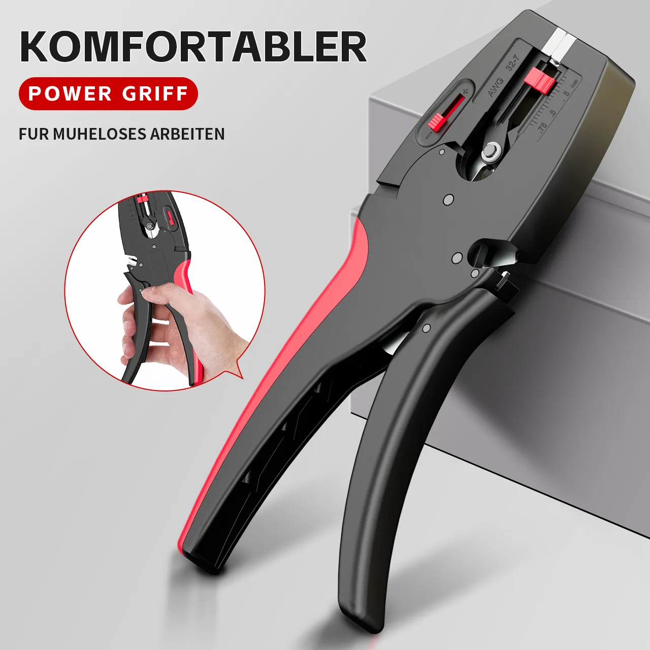 Professionelle Crimp Zange für RJ 45 Stecker mit Kabelschneider und Abisolierer kaufen Professionelle Crimp Zange für RJ 45 Stecker mit Kabelschneider und Abisolierer kaufen