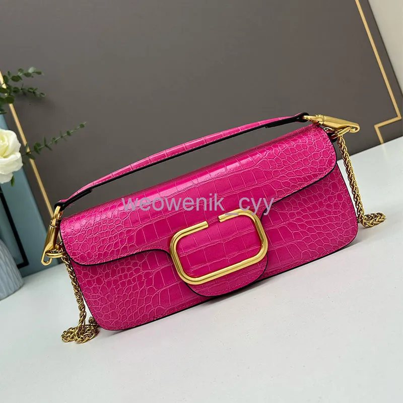 Bolso Bandolera De Cocodrilo Para Mujer, Bandoleras De Hombro Con