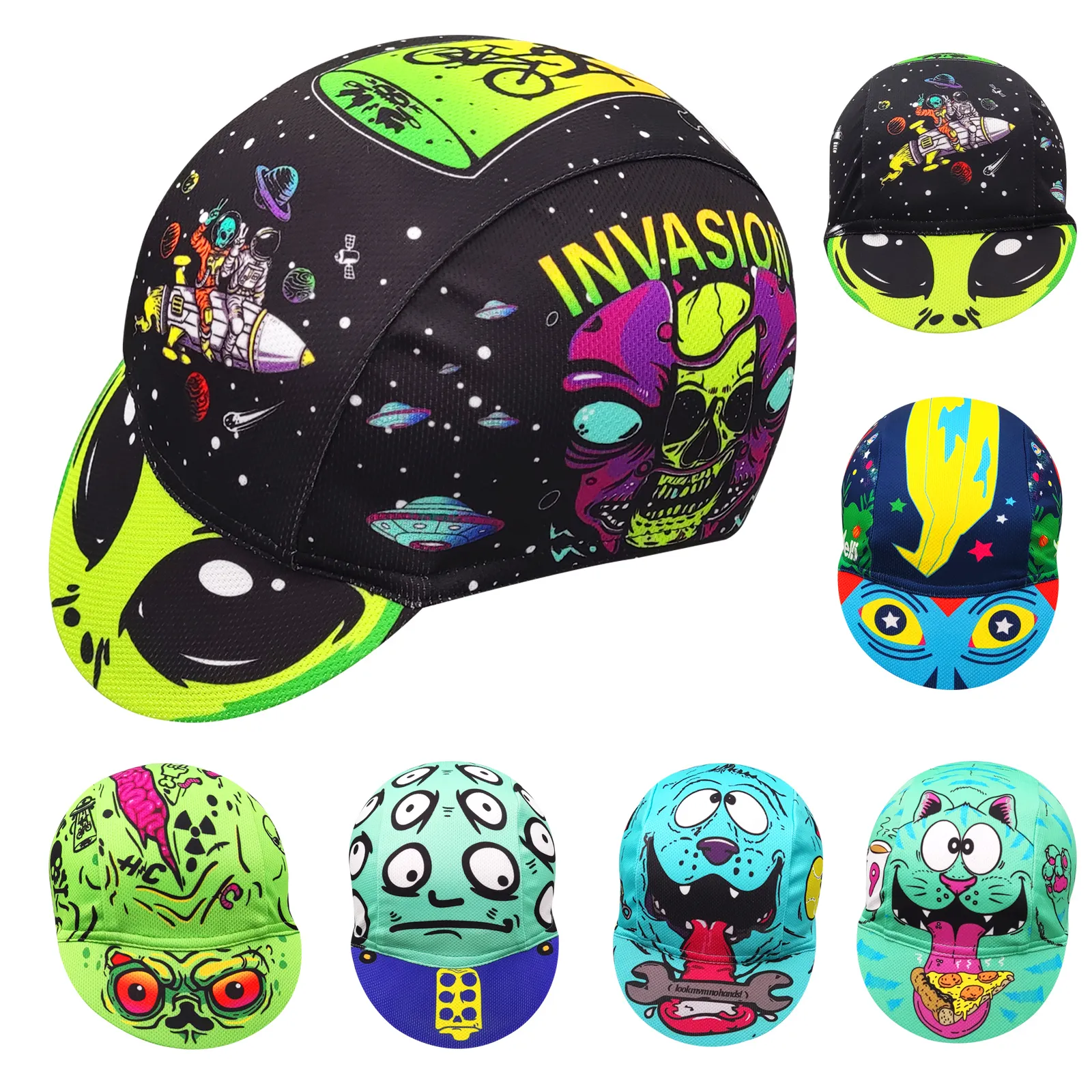 Cartoon Riding Cap New Retro Cartoon Series Cycling Caps Unisex... From Dh1100285003, $24. ...