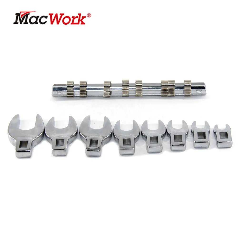 3/4 Imperial Crowfoot Wrench Set - 3/8" Drive Crows Feet For Torque Wrenches | SAE Sizes - View #11
