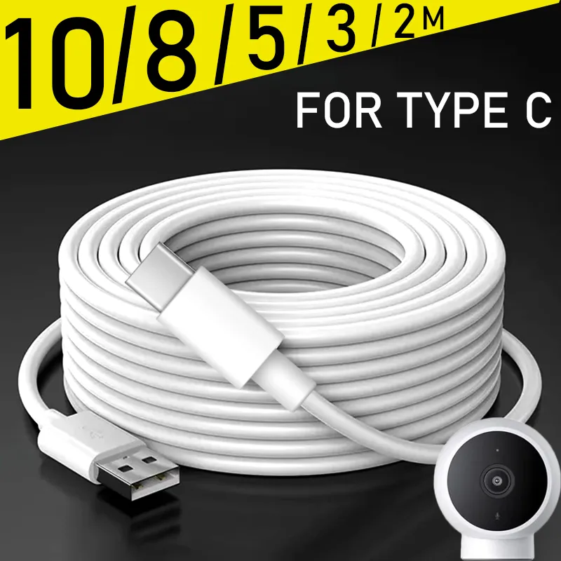 10853 Meters USB A To USB C Extension Cable Fast Charging Data Cord For ...