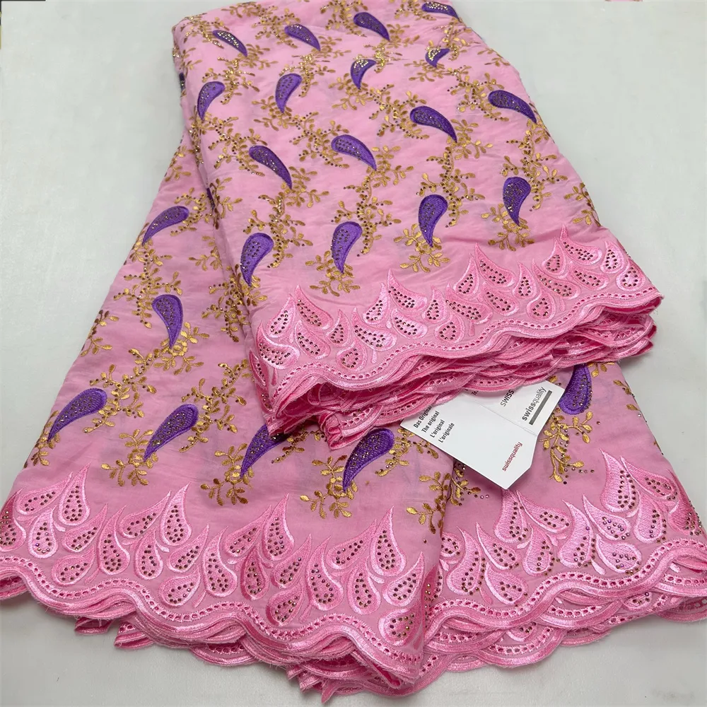 Elegante Tela De Encaje De Gasa Suiza Africana De 5 Yardas Con Delicados  Detalles En Piedra Para Vestidos De Fiesta De 43,6 € | DHgate, image size:1000x1000