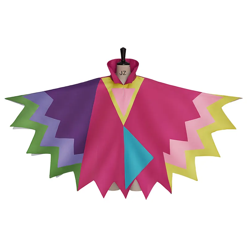 Undertale Spamton Neo Cosplay Costume Colorful Unisex Collar Cape Cloak undertale-spamton-neo-cosplay-costume-colorful-unisex-collar-cape-cloak