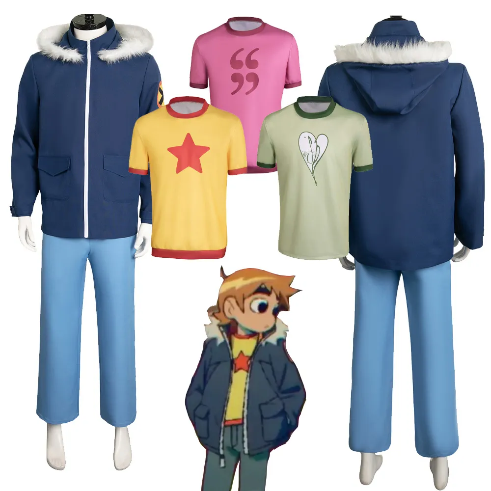 Cosplay Costume Set: Jacket, Pants Disguise Outfit Adult