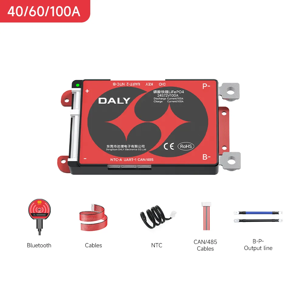 DALY BMS 100A Li Ion Lifepo4 Battery Management... From Dalybmsfactory ...