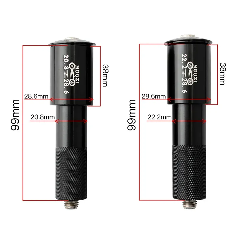 Extension De Tige De Fourche Vélo - Rehausseur Guidon 3cm - Adaptateur Aluminium Noir