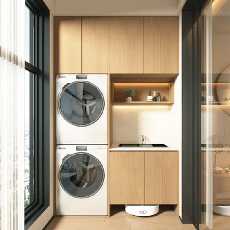 Modern Custom Wooden Laundry Sink Cabinet With... From Huipinjujiaju ...