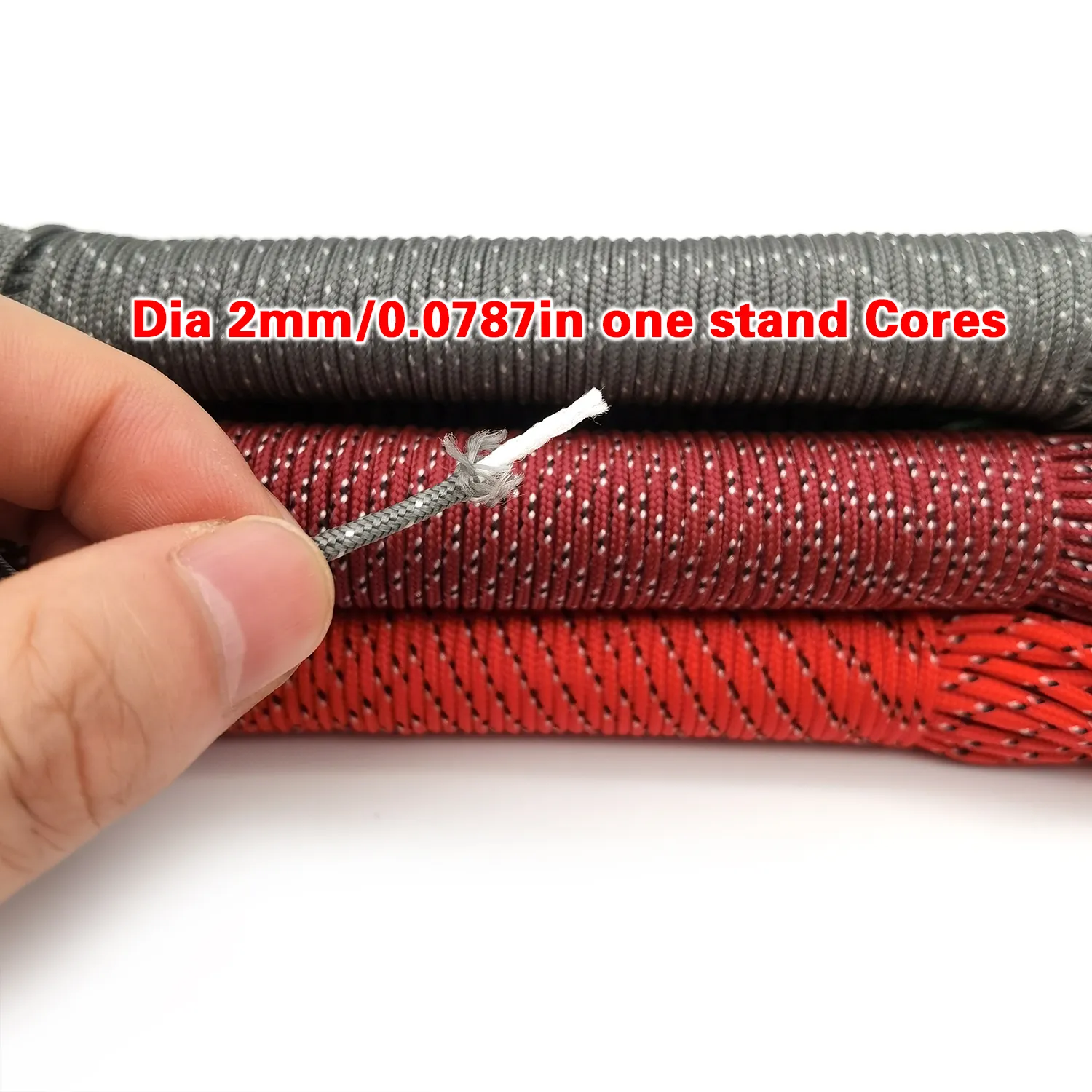 Paracorde 550 30 mètres EDCX Nylon Paracord noire