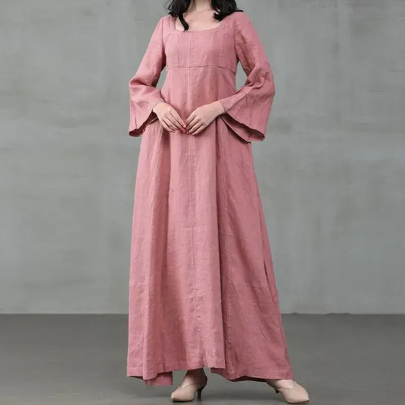 linen witch dress Limited Edition Black Witch Halloween Dress