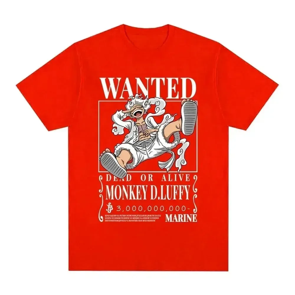 Wholesale Luffy Gear 5 Mens T Shirts Japanese Anime One Piece