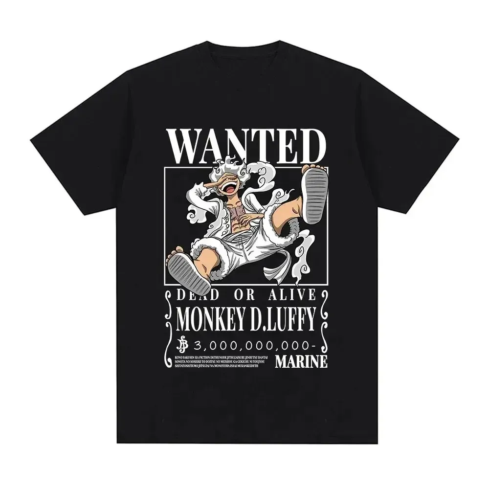 Wholesale Luffy Gear 5 Mens T Shirts Japanese Anime One Piece