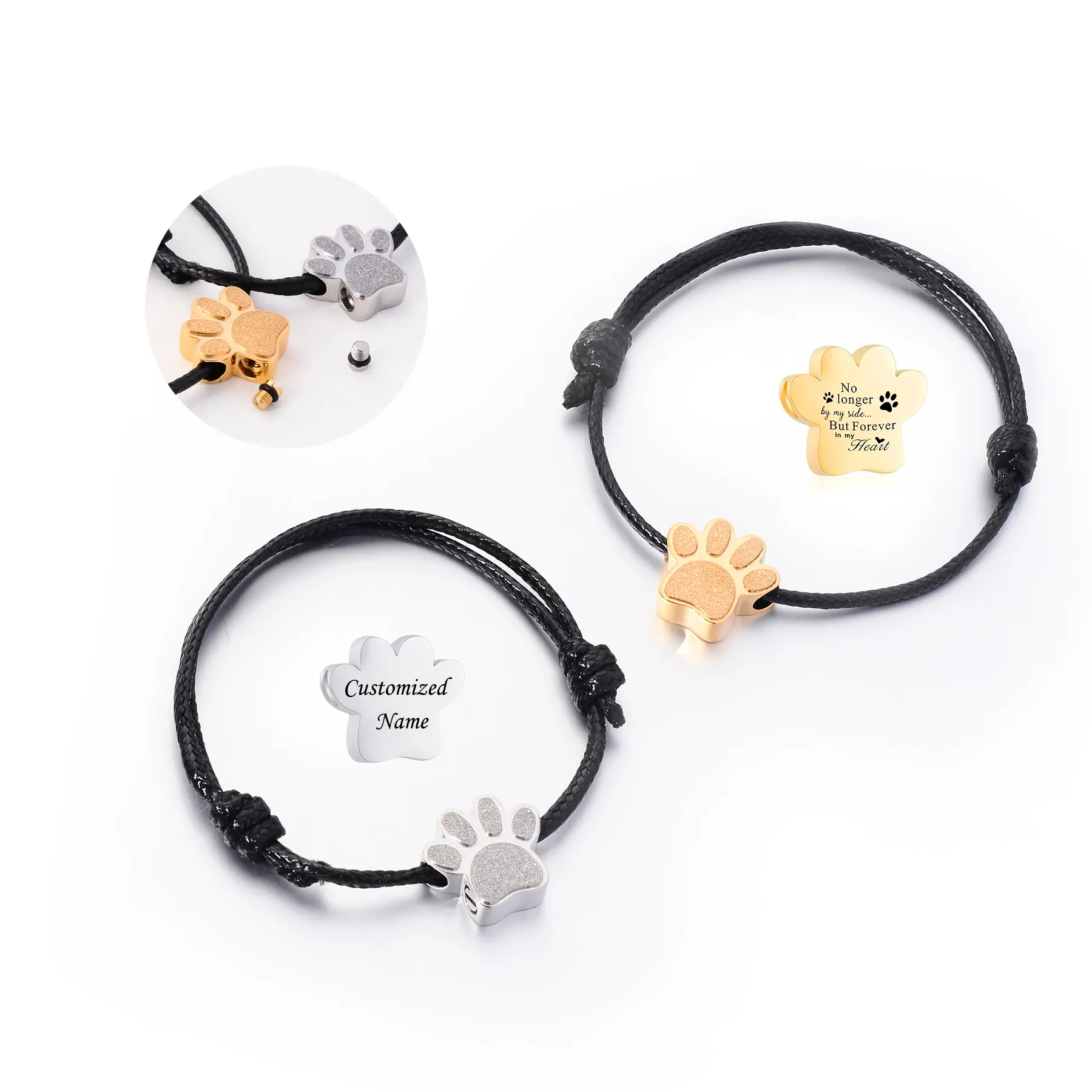 Memorial Pet Paw Print Urn Pendant Bracelet ... From Dh912603111, $24. ...
