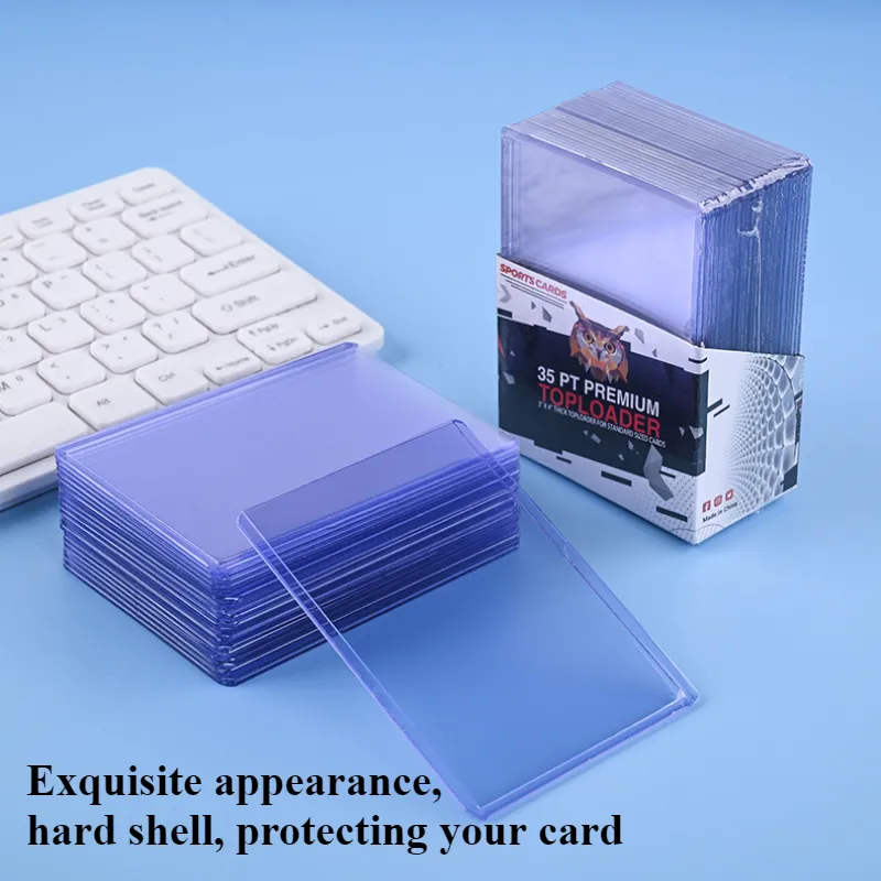 hard shell card sleeves Standard Soft %3CBR%3E%3CBR%3EDetails Cards Sleeves Top Loaders 10