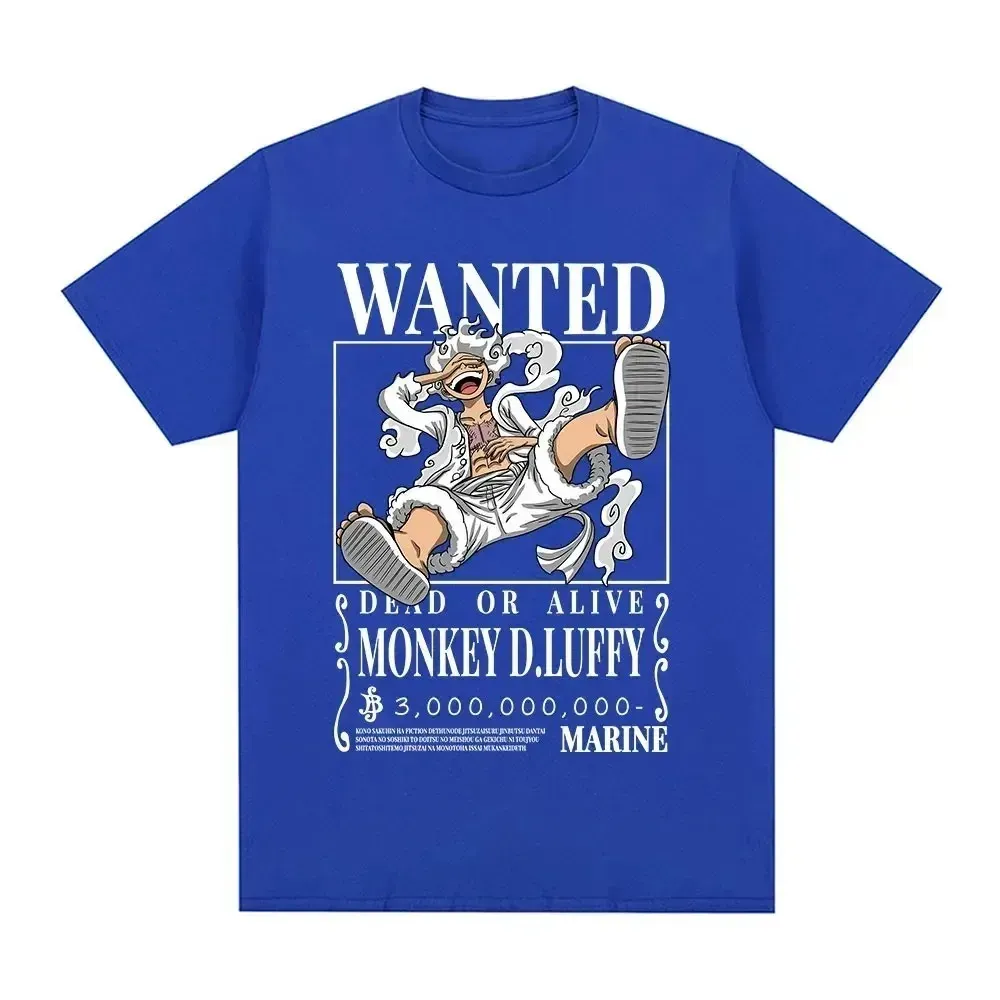 Wholesale Luffy Gear 5 Mens T Shirts Japanese Anime One Piece