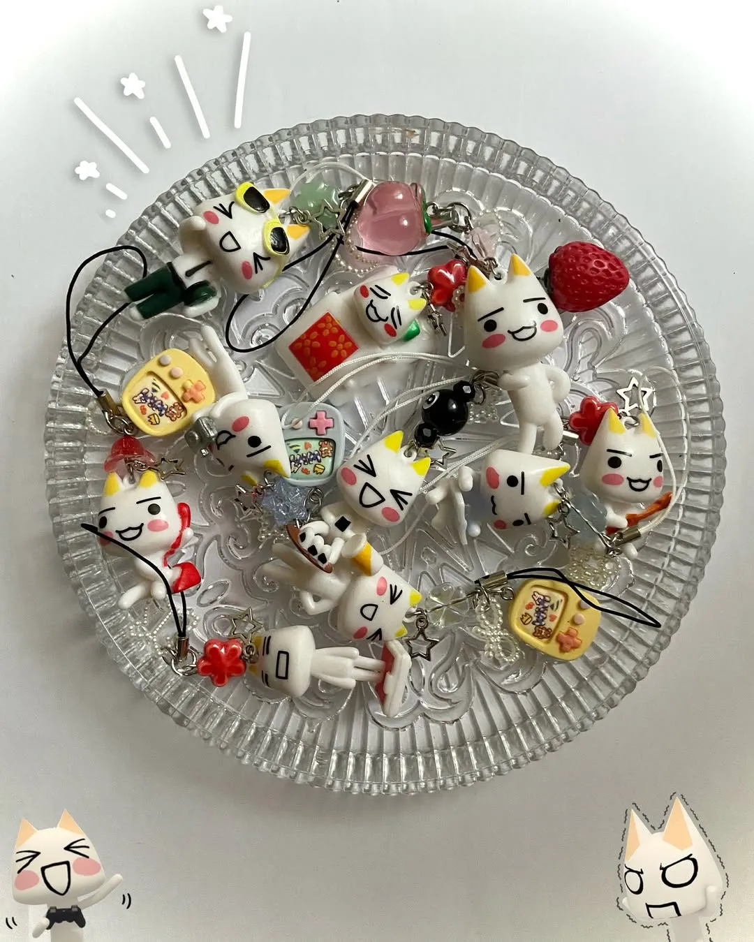 Totoro Inspired Phone Charm With Lobster Clasp, Anime From
