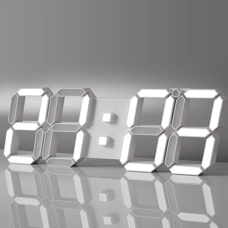 Modern 3D LED Modern Digital Clock With Remote... From Dh912603111, $42 ...