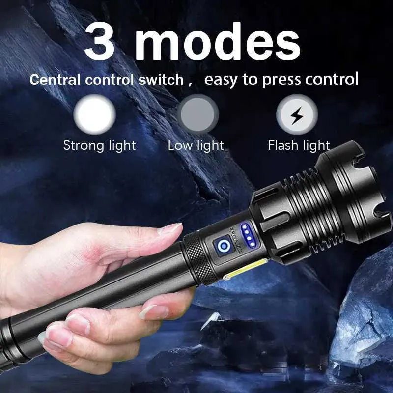 Lampe Torche Tactique Unaikoo 10000 Lumens Rechargeable Ultra Puissante