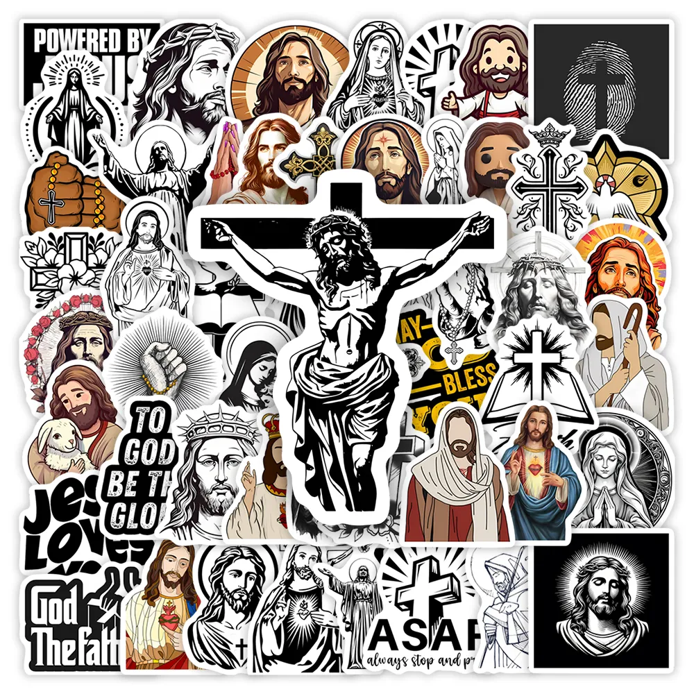 God Jesus Stickers Bible Faith Decals For Scrapbook, Journal, Laptop ...