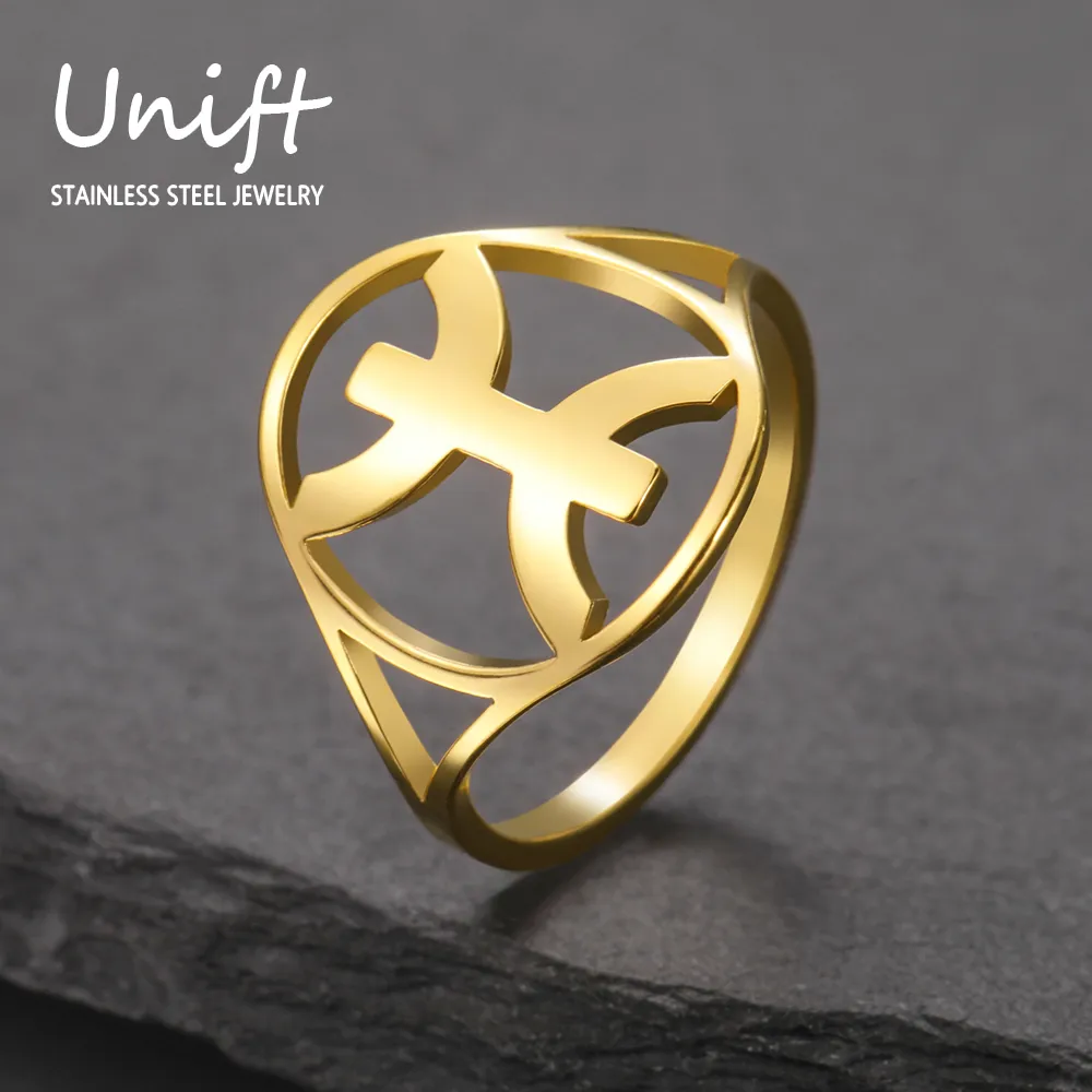 Stainless Steel African Berbers Symbol Cross Ring For... From ...
