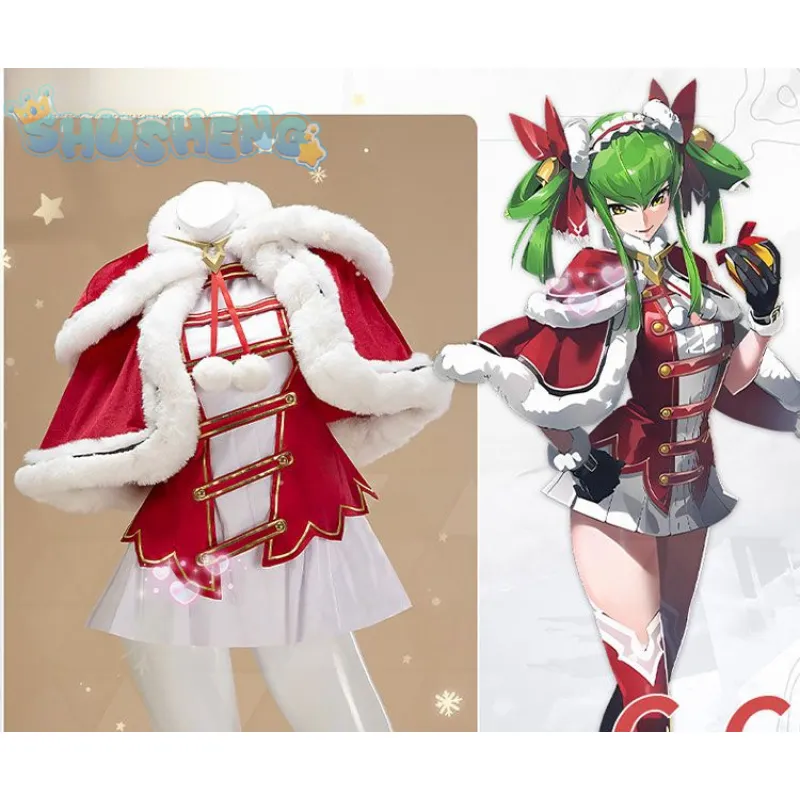 code geass cc red dress Code Geass C.C. Santa dress figurine