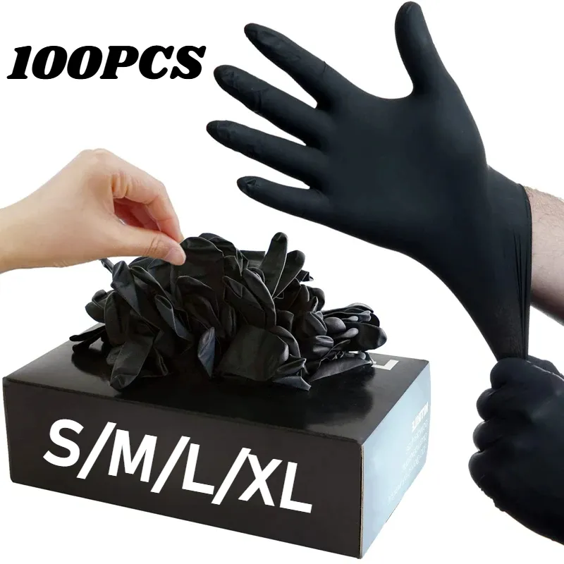10/20/50/Black Nitrile Disposable Gloves For From Dh1102695158