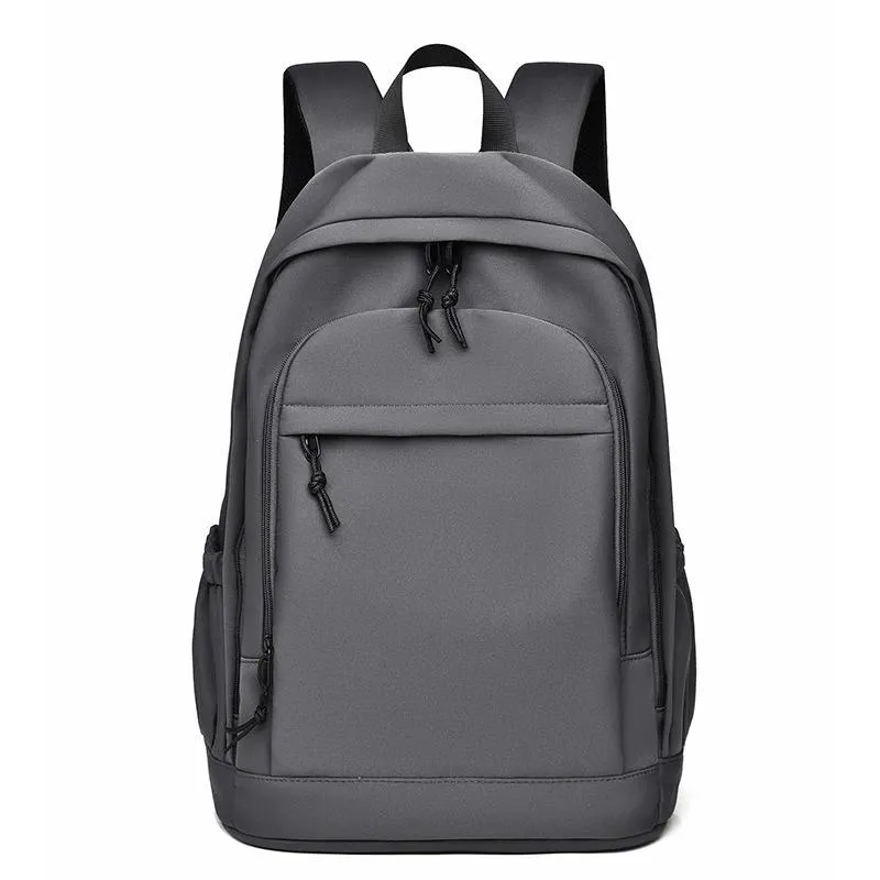bag handbags shoulder bags laptop backpack schoolbags travel bags knapsack Versatile Laptop Gray Backpack For Women And Men ... From Fashion_seller,  $18.37