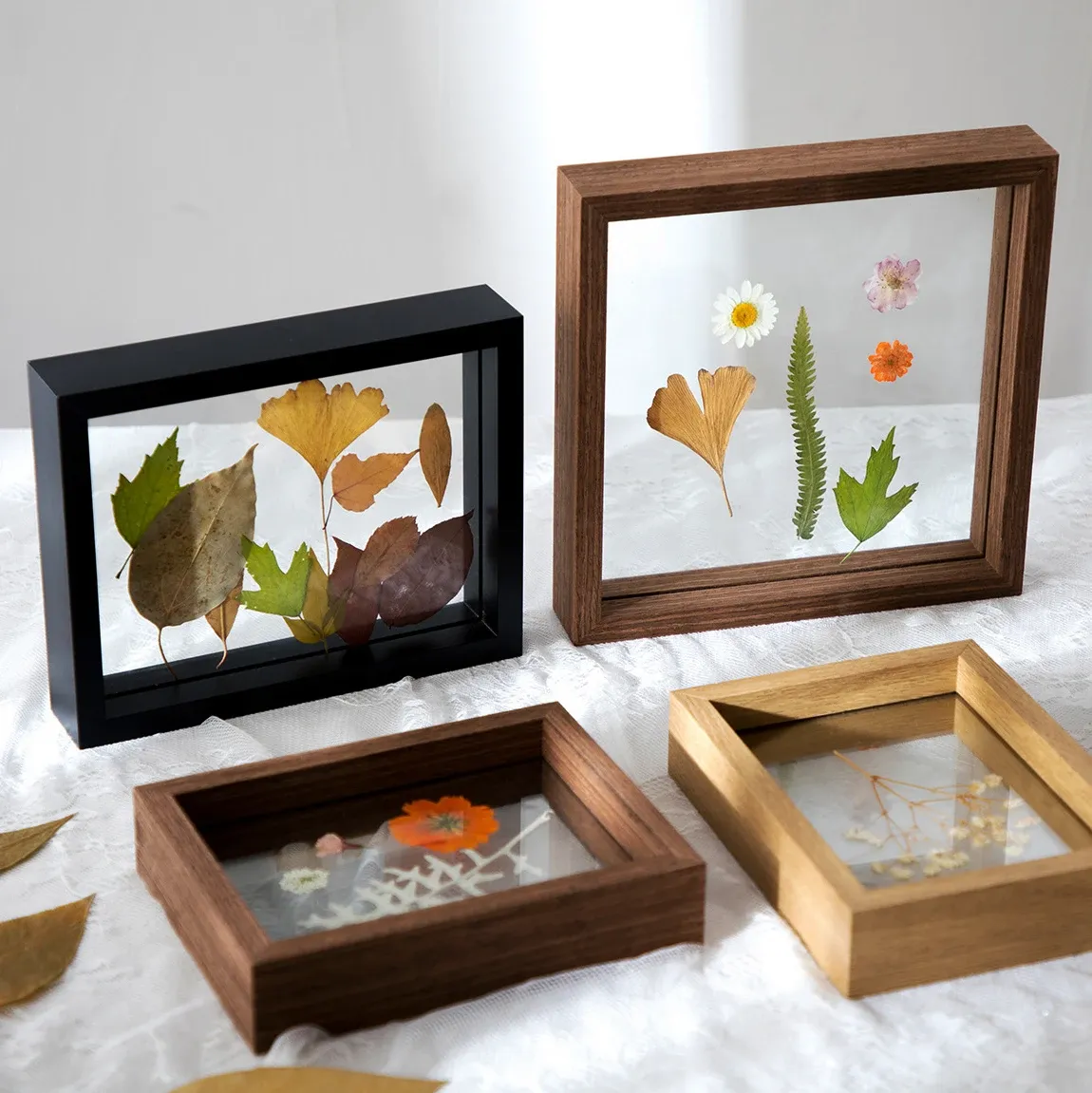 Floral Table Frame Wooden Photo Frames,Table Display Double Side Pressed... From ...