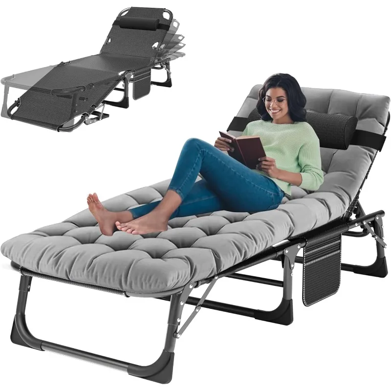 ABORON Foldable Camping Cot for Adults, Double Layer 1200D Heavy Duty ...
