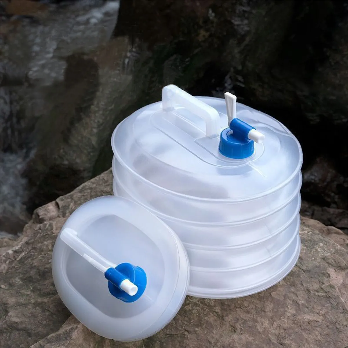 Outdoor Collapsible Foldable Bottle Container 5L 15L Water Storage ...